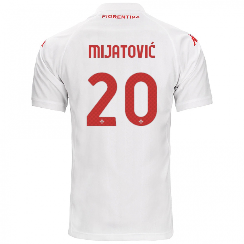 Kinderen Milica Mijatović #20 Wit Uitshirt Uittenue 2024/25 T-Shirt