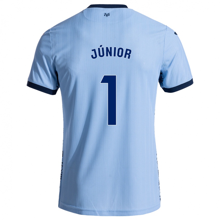 Kinderen Luiz Júnior #1 Hemelsblauw Uitshirt Uittenue 2024/25 T-Shirt