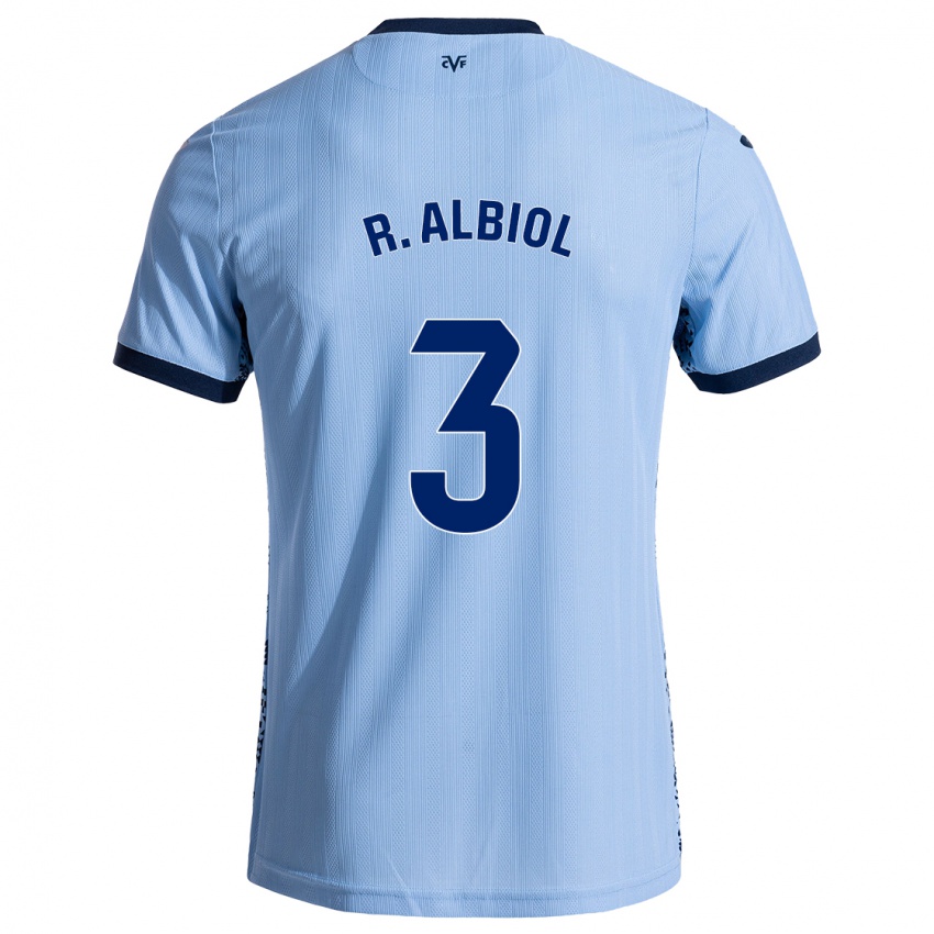 Kinderen Raúl Albiol #3 Hemelsblauw Uitshirt Uittenue 2024/25 T-Shirt