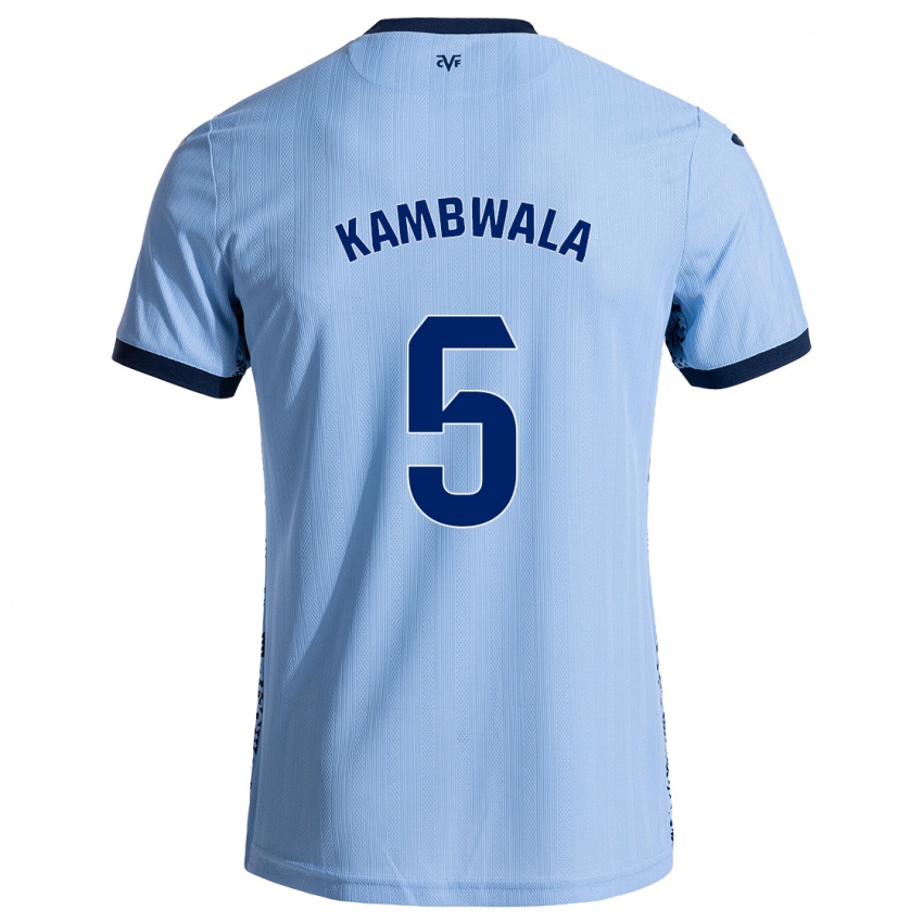 Kinderen Willy Kambwala #5 Hemelsblauw Uitshirt Uittenue 2024/25 T-Shirt