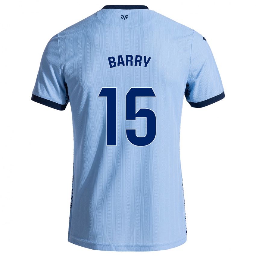 Kinderen Thierno Barry #15 Hemelsblauw Uitshirt Uittenue 2024/25 T-Shirt