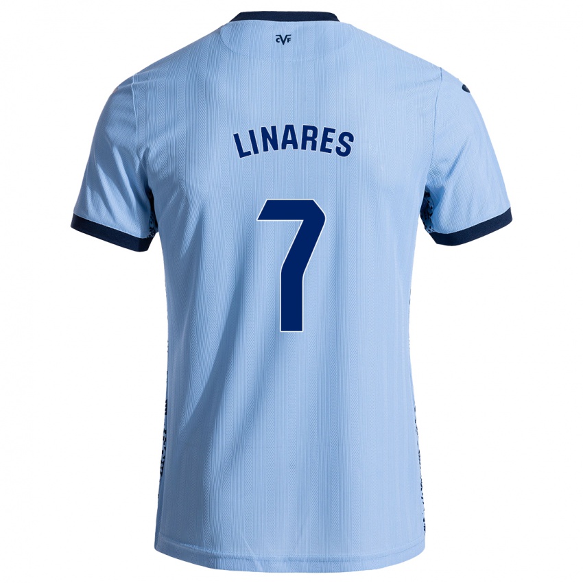 Kinderen Mario Linares #7 Hemelsblauw Uitshirt Uittenue 2024/25 T-Shirt