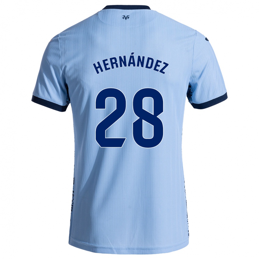 Kinderen Gerard Hernández #28 Hemelsblauw Uitshirt Uittenue 2024/25 T-Shirt