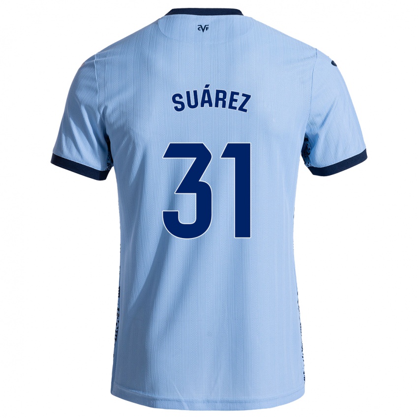 Kinderen Adri Suárez #31 Hemelsblauw Uitshirt Uittenue 2024/25 T-Shirt