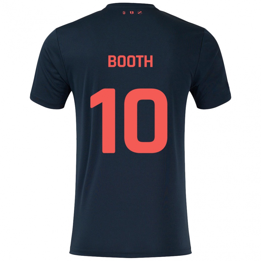 Kinderen Taylor Booth #10 Zwart Rood Uitshirt Uittenue 2024/25 T-Shirt