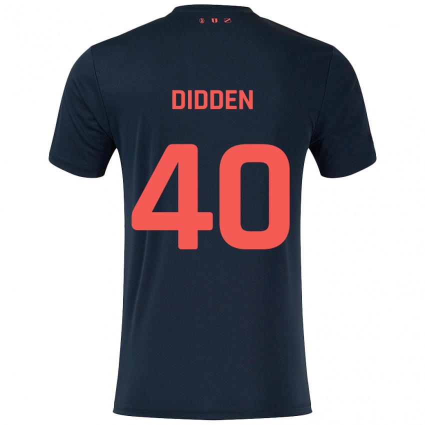 Kinderen Matisse Didden #40 Zwart Rood Uitshirt Uittenue 2024/25 T-Shirt