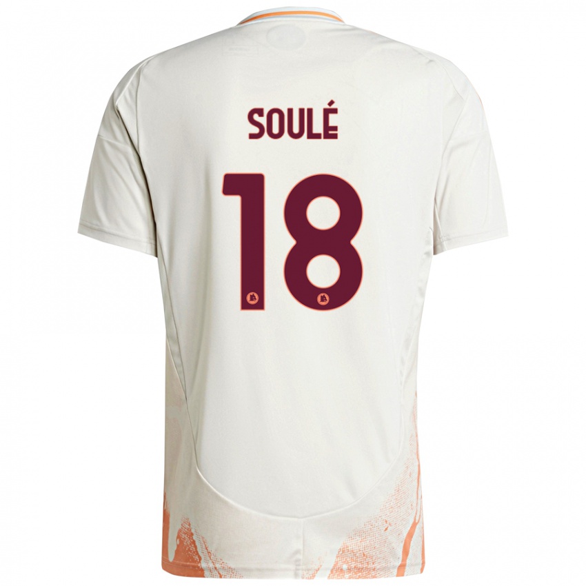 Kinderen Matías Soulé #18 Crème Wit Oranje Uitshirt Uittenue 2024/25 T-Shirt