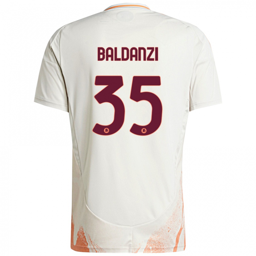 Kinderen Tommaso Baldanzi #35 Crème Wit Oranje Uitshirt Uittenue 2024/25 T-Shirt