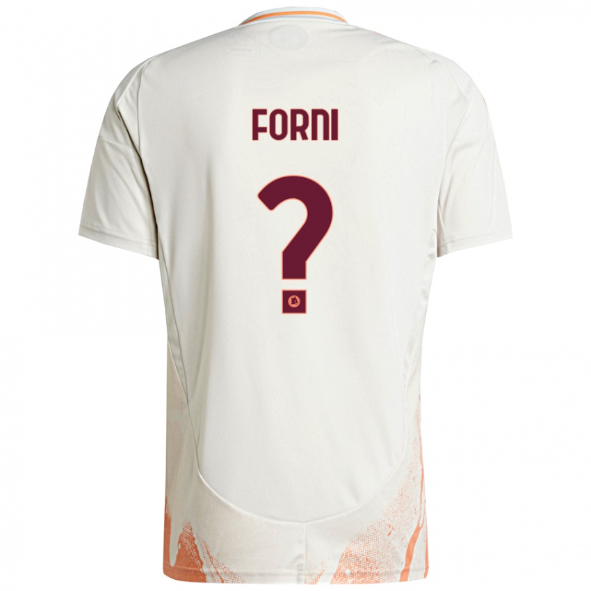 Kinderen Matteo Forni #0 Crème Wit Oranje Uitshirt Uittenue 2024/25 T-Shirt