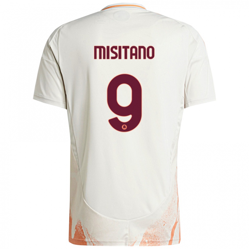 Kinderen Giulio Misitano #9 Crème Wit Oranje Uitshirt Uittenue 2024/25 T-Shirt