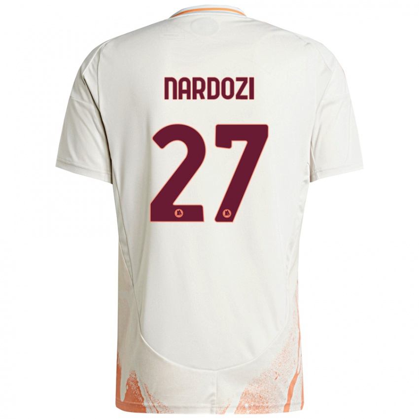 Kinderen Manuel Nardozi #27 Crème Wit Oranje Uitshirt Uittenue 2024/25 T-Shirt