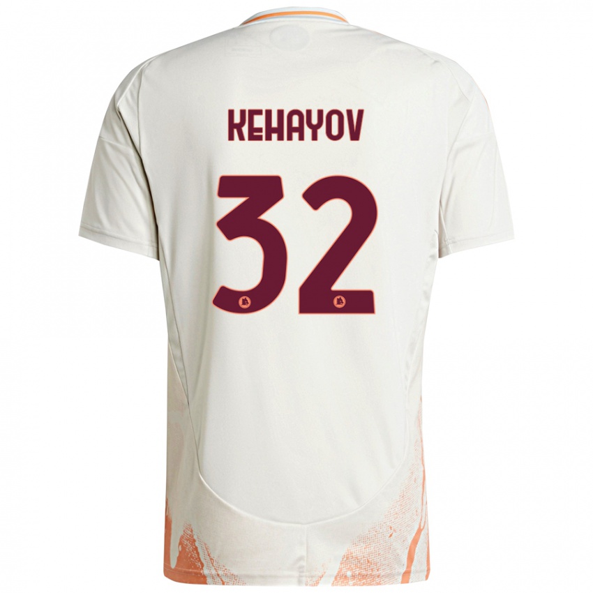 Kinderen Atanas Kehayov #32 Crème Wit Oranje Uitshirt Uittenue 2024/25 T-Shirt