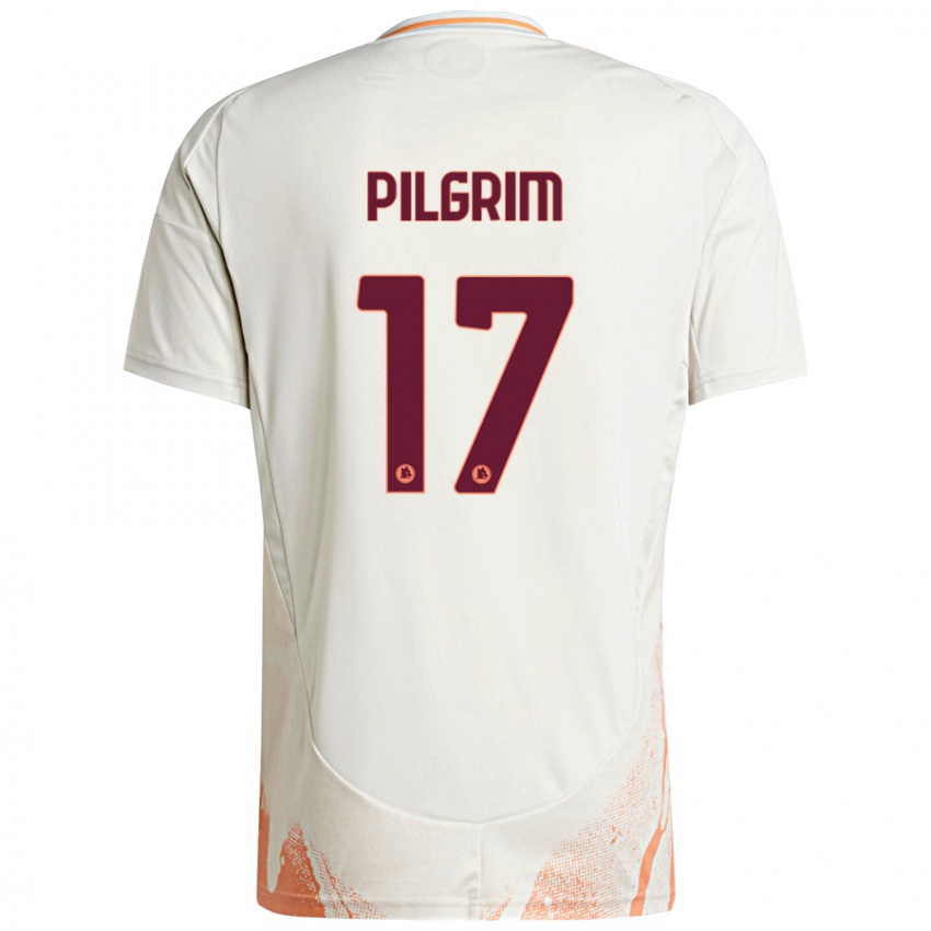 Kinderen Alayah Pilgrim #17 Crème Wit Oranje Uitshirt Uittenue 2024/25 T-Shirt