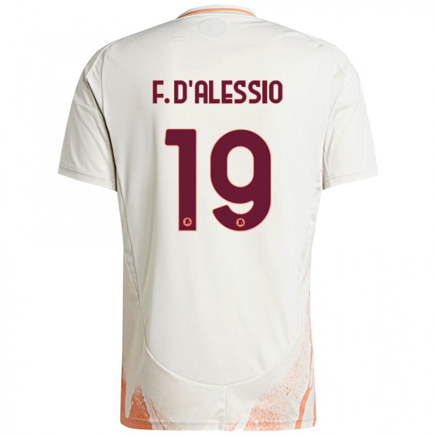 Kinderen Francesco D'alessio #19 Crème Wit Oranje Uitshirt Uittenue 2024/25 T-Shirt