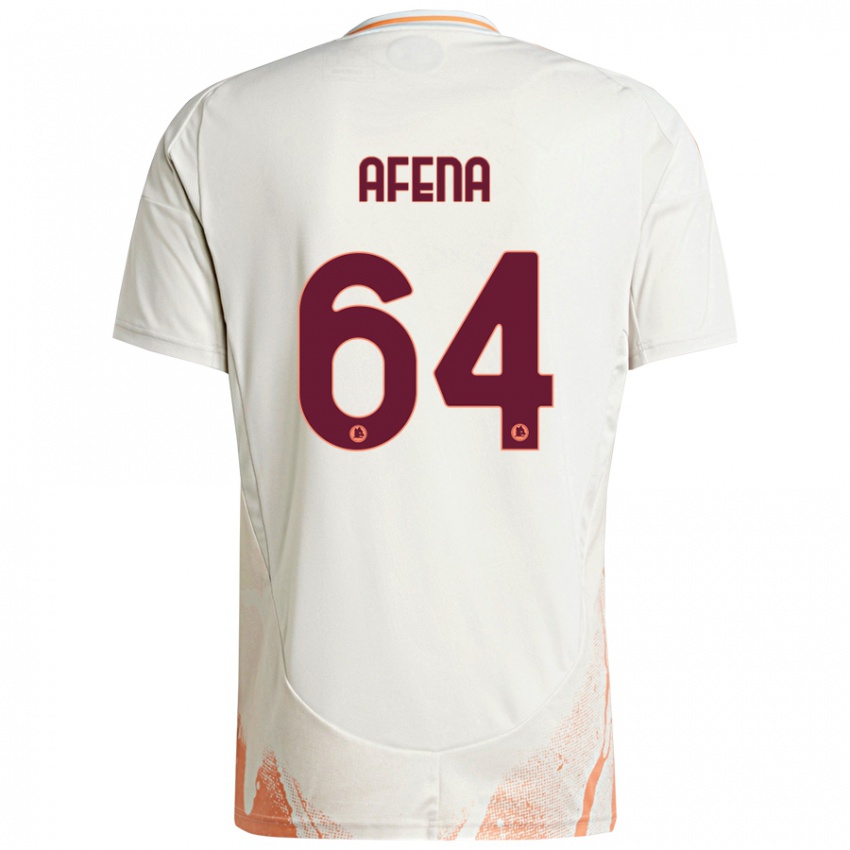 Kinderen Felix Afena-Gyan #64 Crème Wit Oranje Uitshirt Uittenue 2024/25 T-Shirt