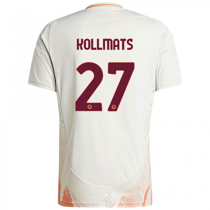 Kinderen Beata Kollmats #27 Crème Wit Oranje Uitshirt Uittenue 2024/25 T-Shirt