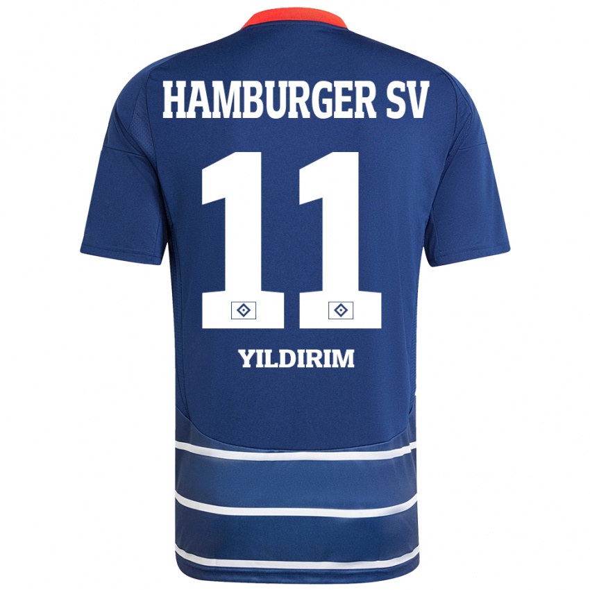 Kinderen Mehmet Yildirim #11 Donkerblauw Uitshirt Uittenue 2024/25 T-Shirt