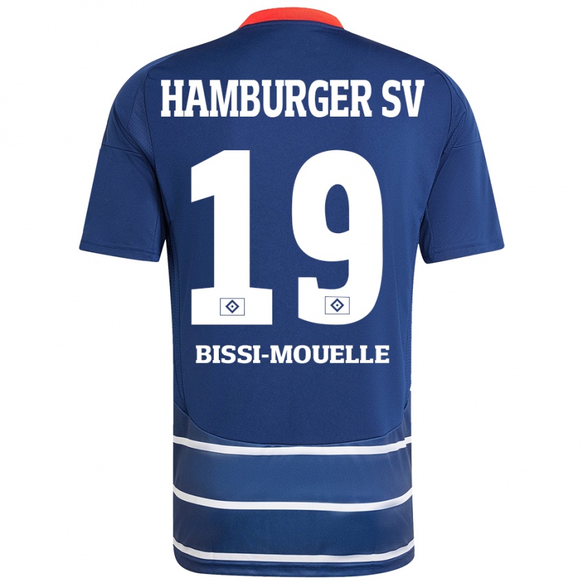 Kinderen Jason Bissi-Mouelle #19 Donkerblauw Uitshirt Uittenue 2024/25 T-Shirt