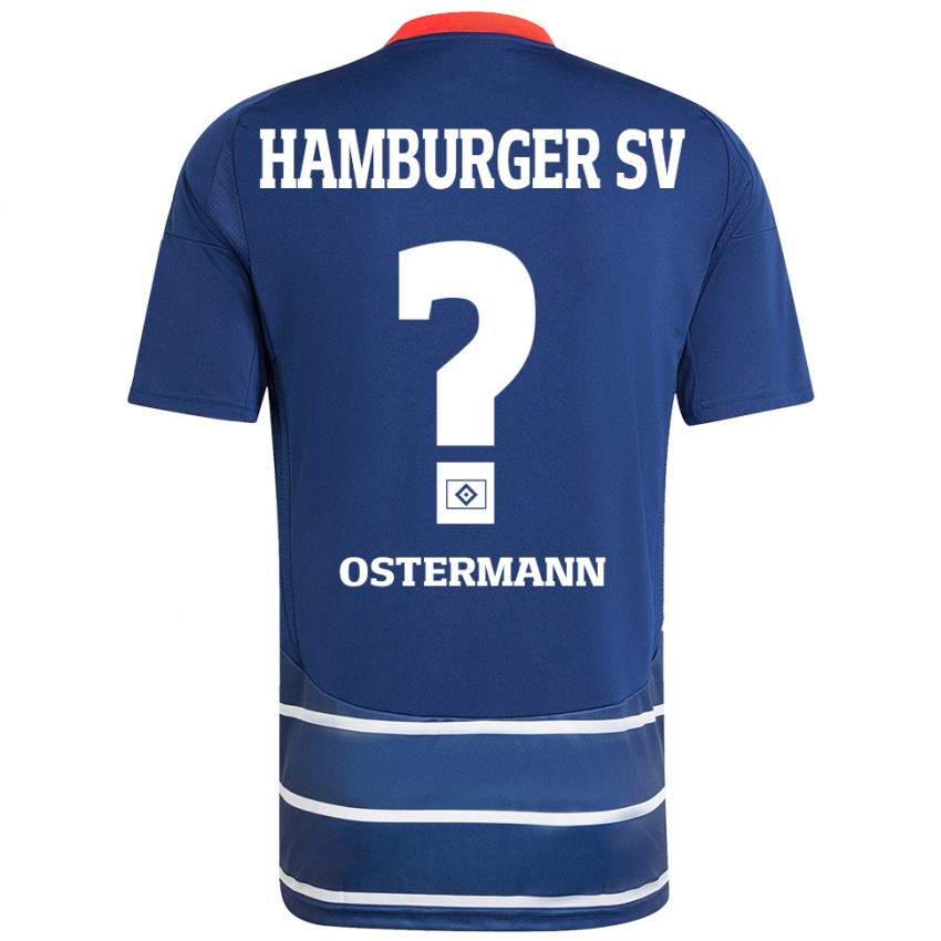 Kinderen Sören Ostermann #0 Donkerblauw Uitshirt Uittenue 2024/25 T-Shirt