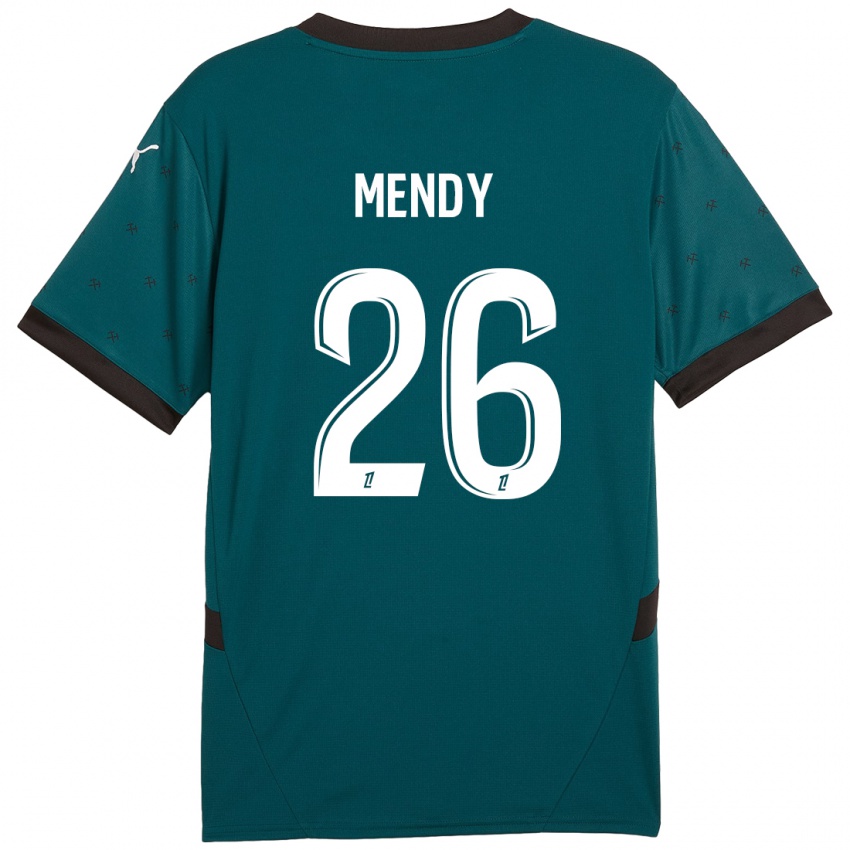 Kinderen Nampalys Mendy #26 Donkergroen Uitshirt Uittenue 2024/25 T-Shirt