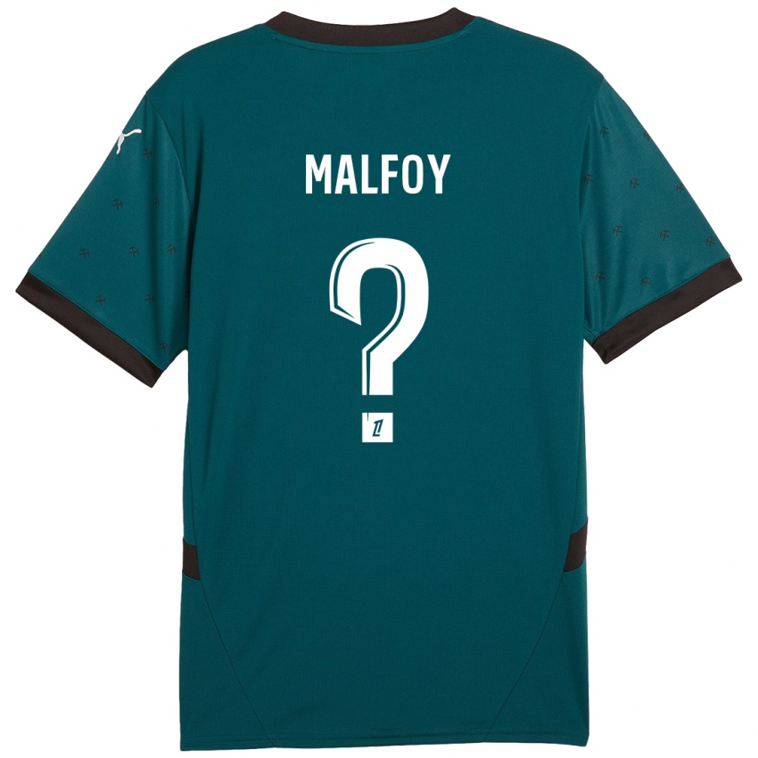 Kinderen Lucas Malfoy #0 Donkergroen Uitshirt Uittenue 2024/25 T-Shirt