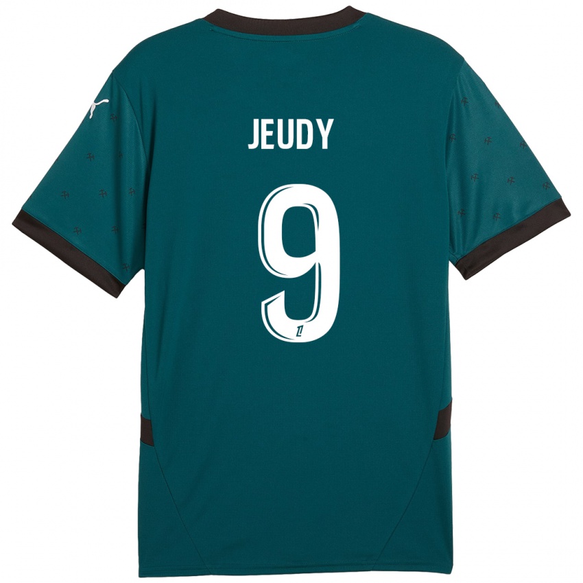 Kinderen Sherly Jeudy #9 Donkergroen Uitshirt Uittenue 2024/25 T-Shirt