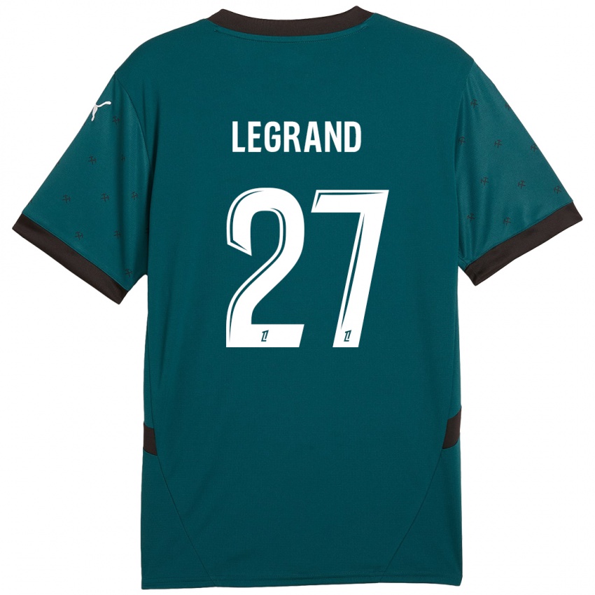 Kinderen Bérénice Legrand #27 Donkergroen Uitshirt Uittenue 2024/25 T-Shirt