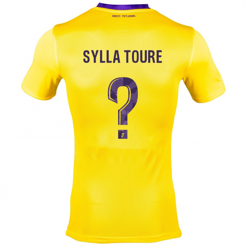 Kinderen Ismael Sylla Touré #0 Geel Paars Uitshirt Uittenue 2024/25 T-Shirt