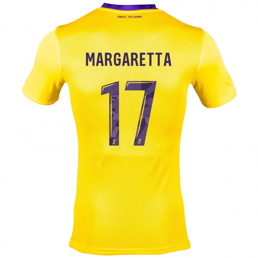 Kinderen Jessica Margaretta #17 Geel Paars Uitshirt Uittenue 2024/25 T-Shirt