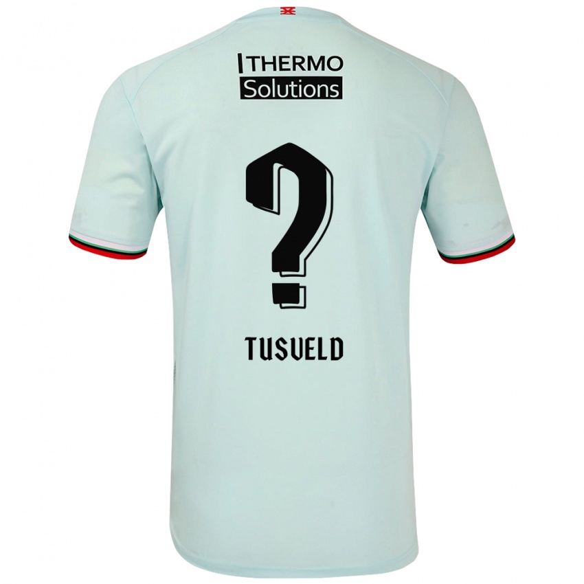 Kinderen Tijn Tusveld #0 Lichtgroen Uitshirt Uittenue 2024/25 T-Shirt