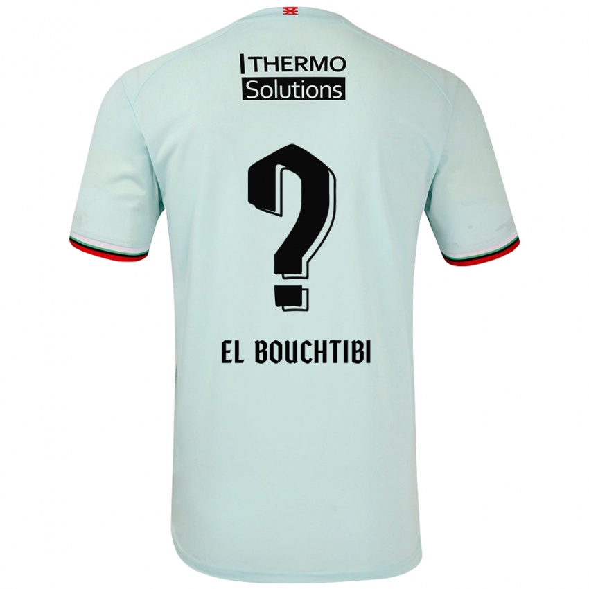 Kinderen Ilias El Bouchtibi #0 Lichtgroen Uitshirt Uittenue 2024/25 T-Shirt