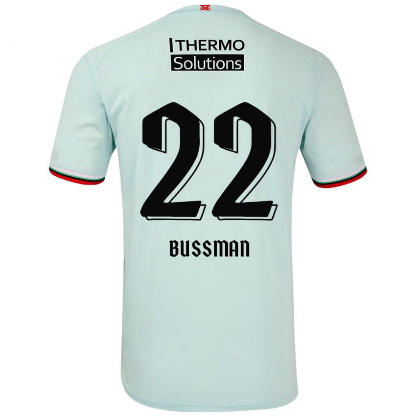 Kinderen Fiene Bussman #22 Lichtgroen Uitshirt Uittenue 2024/25 T-Shirt