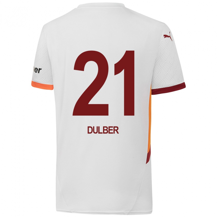 Kinderen Didem Dülber #21 Wit Geel Rood Uitshirt Uittenue 2024/25 T-Shirt