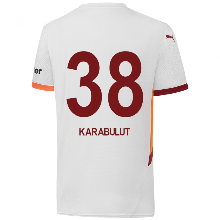 Kinderen Arzu Karabulut #38 Wit Geel Rood Uitshirt Uittenue 2024/25 T-Shirt