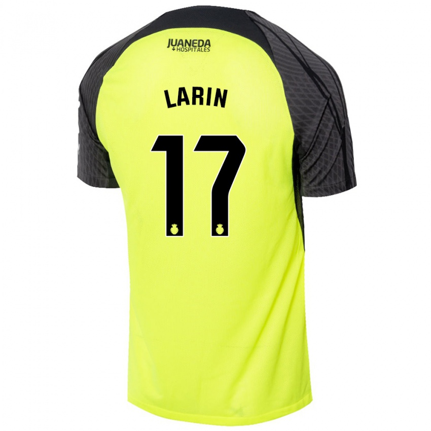 Kinderen Cyle Larin #17 Fluorescerend Groen Zwart Uitshirt Uittenue 2024/25 T-Shirt