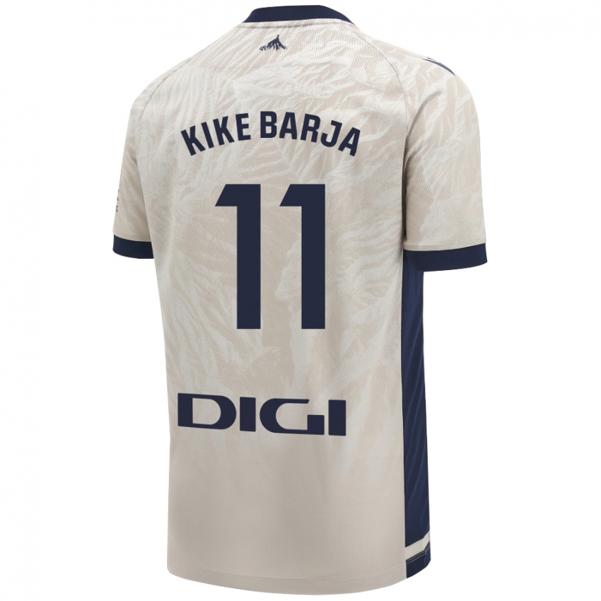 Kinderen Kike Barja #11 Lichtgrijs Uitshirt Uittenue 2024/25 T-Shirt