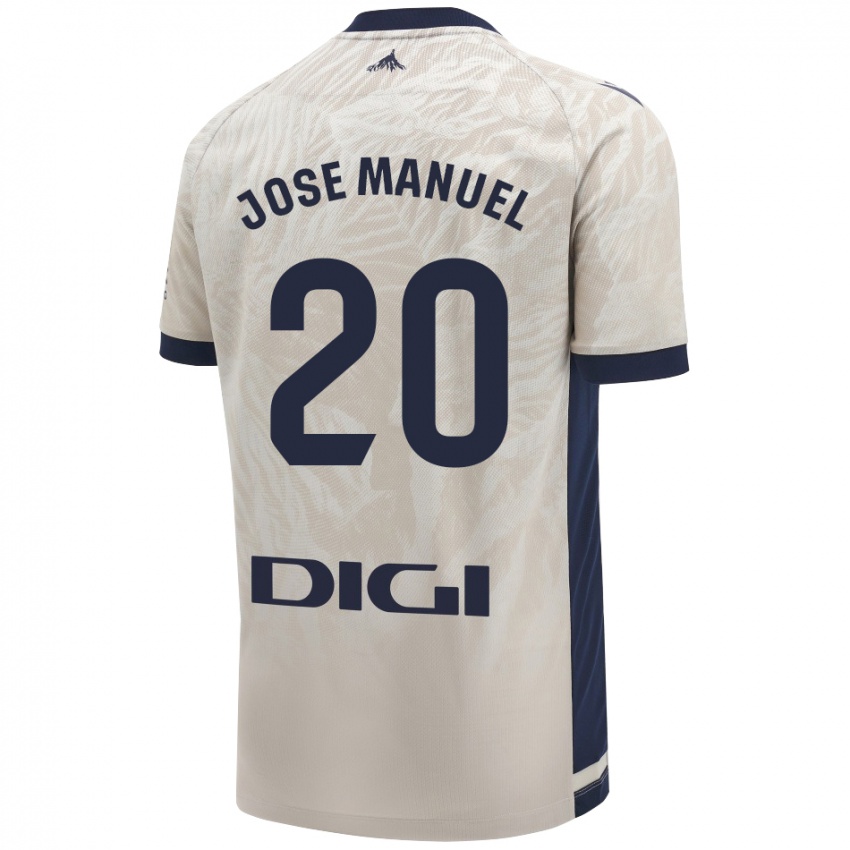 Kinderen José Manuel Arnáiz #20 Lichtgrijs Uitshirt Uittenue 2024/25 T-Shirt