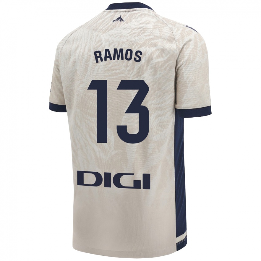 Kinderen Darío Ramos #13 Lichtgrijs Uitshirt Uittenue 2024/25 T-Shirt