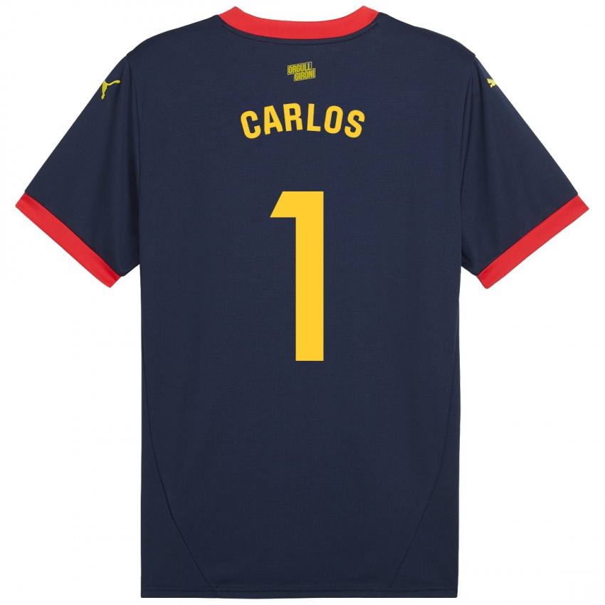 Kinderen Juan Carlos #1 Marineblauw Uitshirt Uittenue 2024/25 T-Shirt