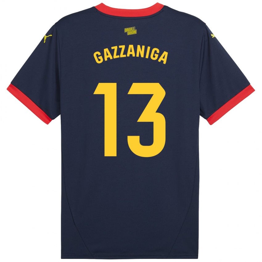 Kinderen Paulo Gazzaniga #13 Marineblauw Uitshirt Uittenue 2024/25 T-Shirt