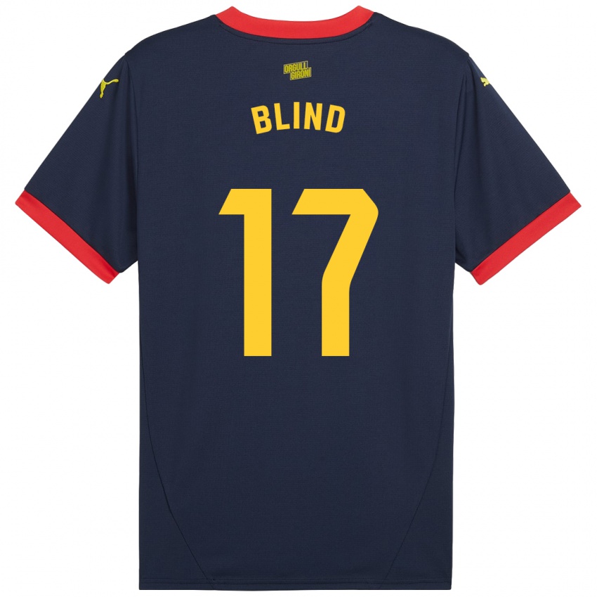 Kinderen Daley Blind #17 Marineblauw Uitshirt Uittenue 2024/25 T-Shirt