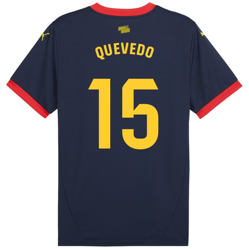 Kinderen Erik Quevedo #15 Marineblauw Uitshirt Uittenue 2024/25 T-Shirt