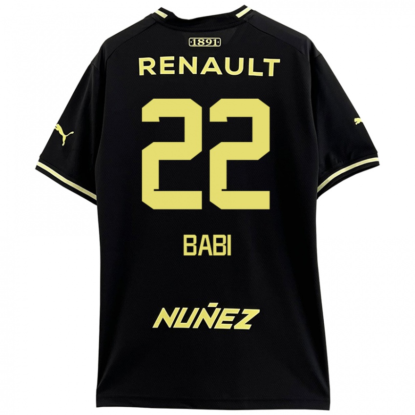 Kinderen Matheus Babi #22 Zwart Geel Uitshirt Uittenue 2024/25 T-Shirt