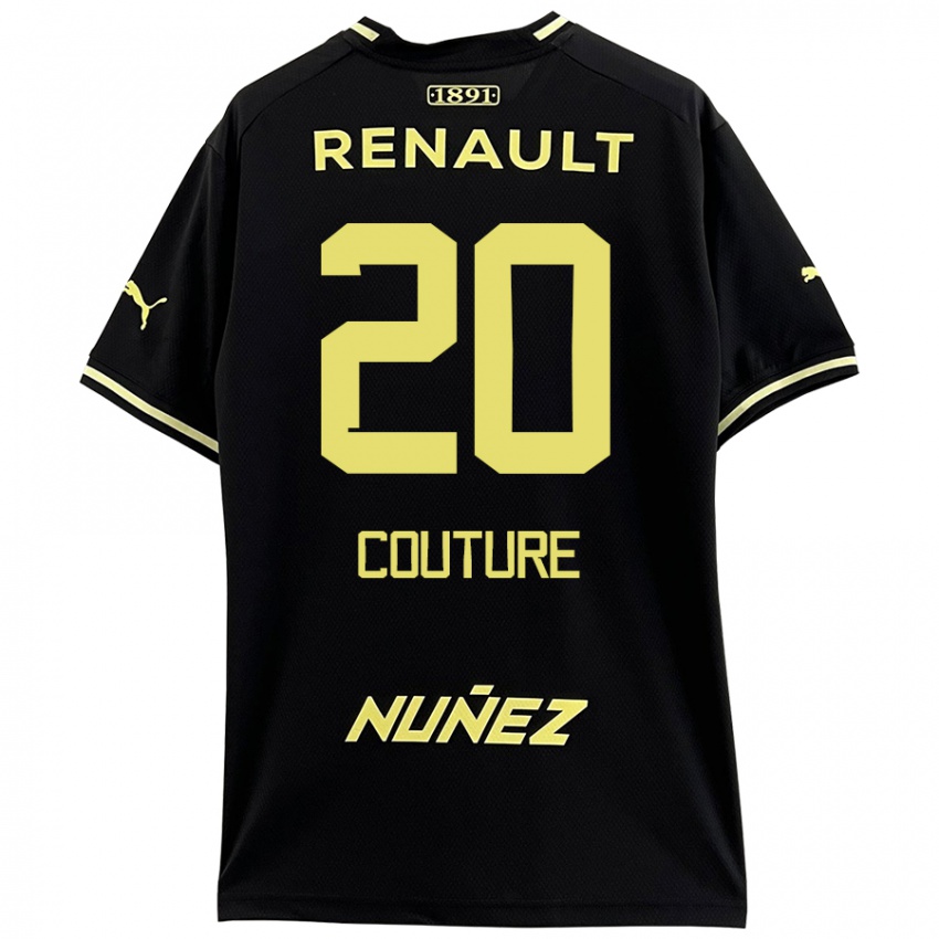 Kinderen Lorenzo Couture #20 Zwart Geel Uitshirt Uittenue 2024/25 T-Shirt