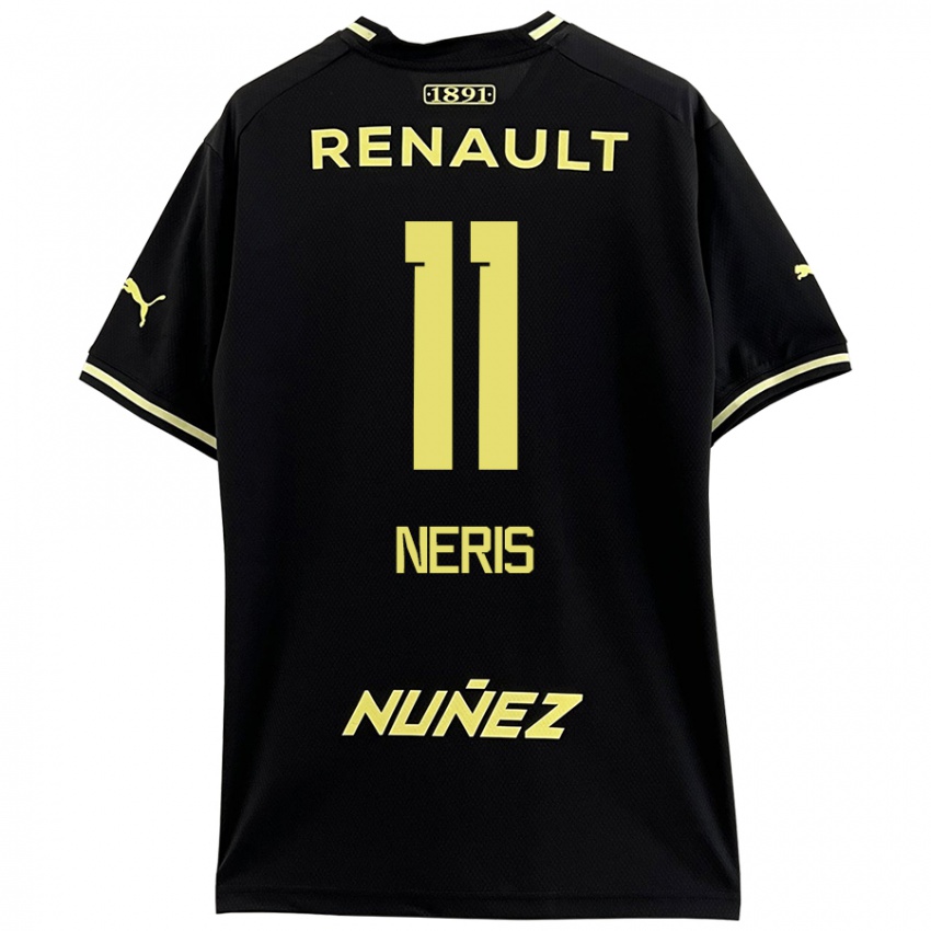 Kinderen José Neris #11 Zwart Geel Uitshirt Uittenue 2024/25 T-Shirt