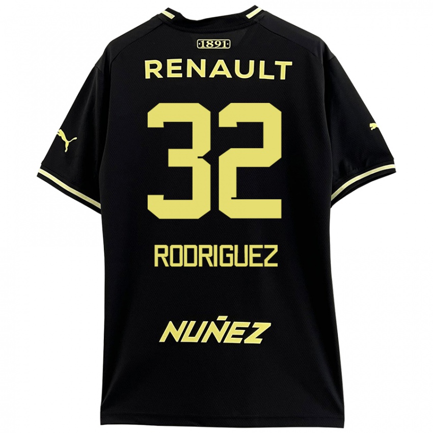 Kinderen Randall Rodríguez #32 Zwart Geel Uitshirt Uittenue 2024/25 T-Shirt