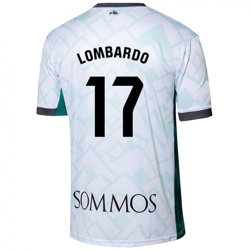 Kinderen Enzo Lombardo #17 Wit Groen Uitshirt Uittenue 2024/25 T-Shirt