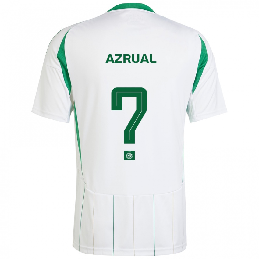 Kinderen Adar Azrual #0 Witgroen Uitshirt Uittenue 2024/25 T-Shirt