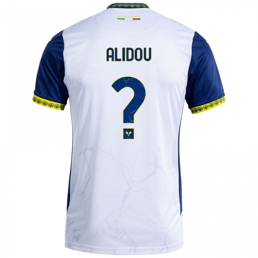 Kinderen Faride Alidou #0 Witblauw Uitshirt Uittenue 2024/25 T-Shirt