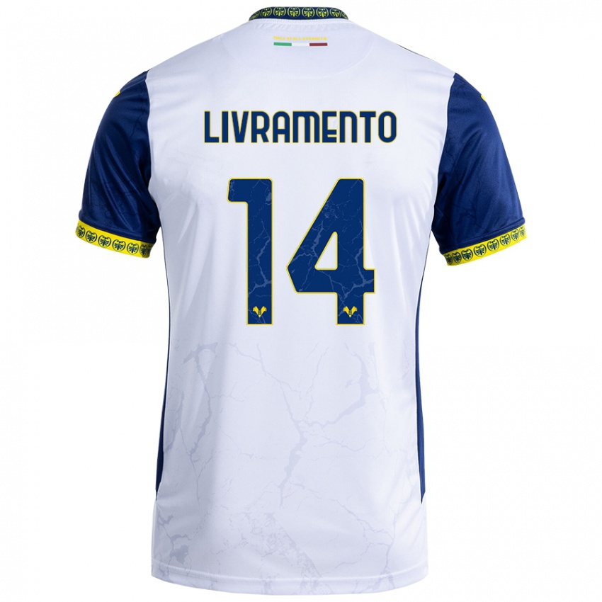 Kinderen Dailon Rocha Livramento #14 Witblauw Uitshirt Uittenue 2024/25 T-Shirt